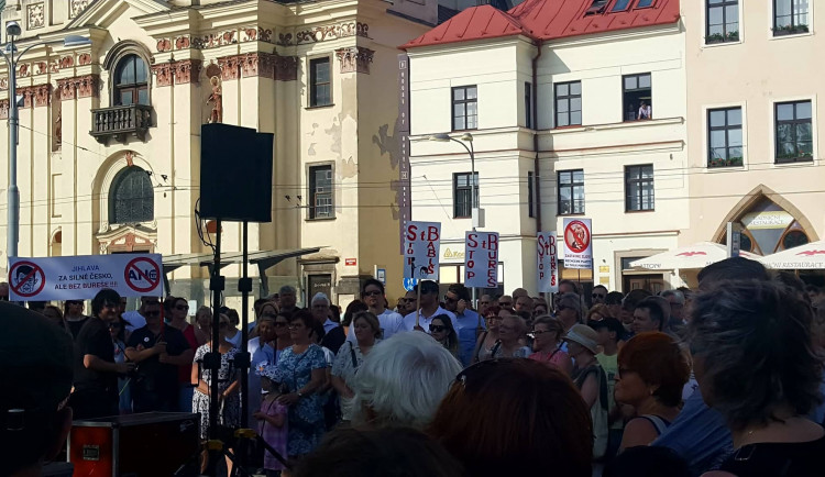 Jihlavský protest za nezávislost justice počtvrté