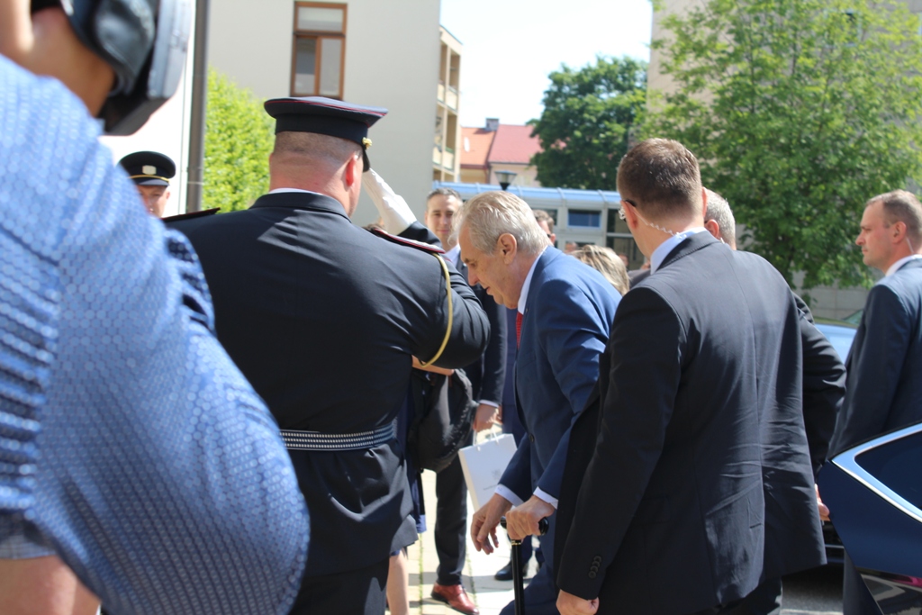 Prezident Miloš Zeman na Vysočině