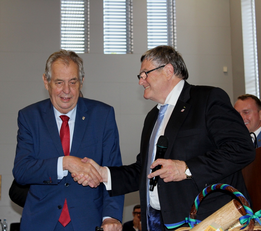 Prezident Miloš Zeman na Vysočině
