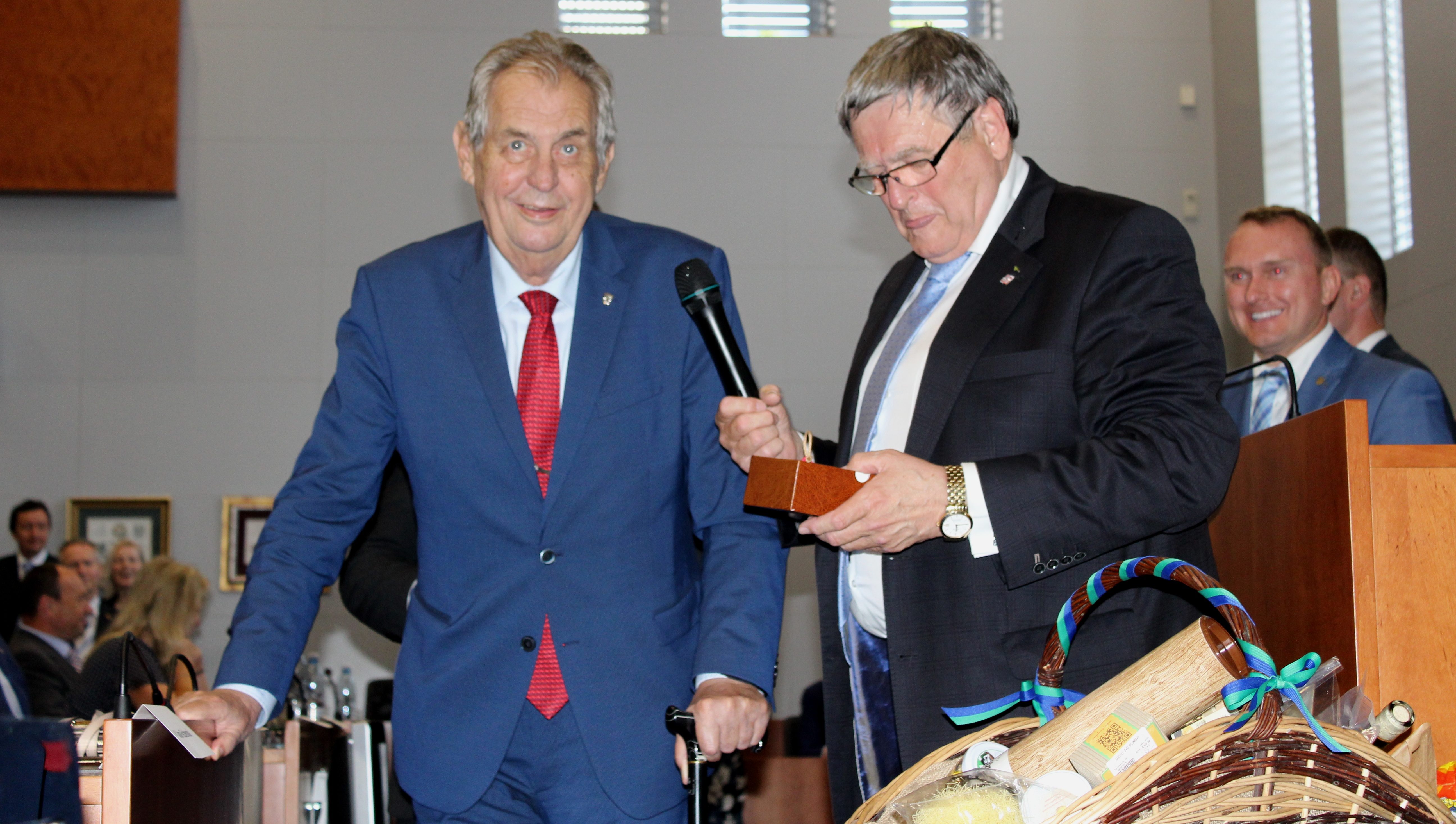 Prezident Miloš Zeman na Vysočině