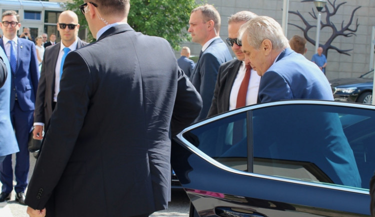 Prezident Miloš Zeman na Vysočině