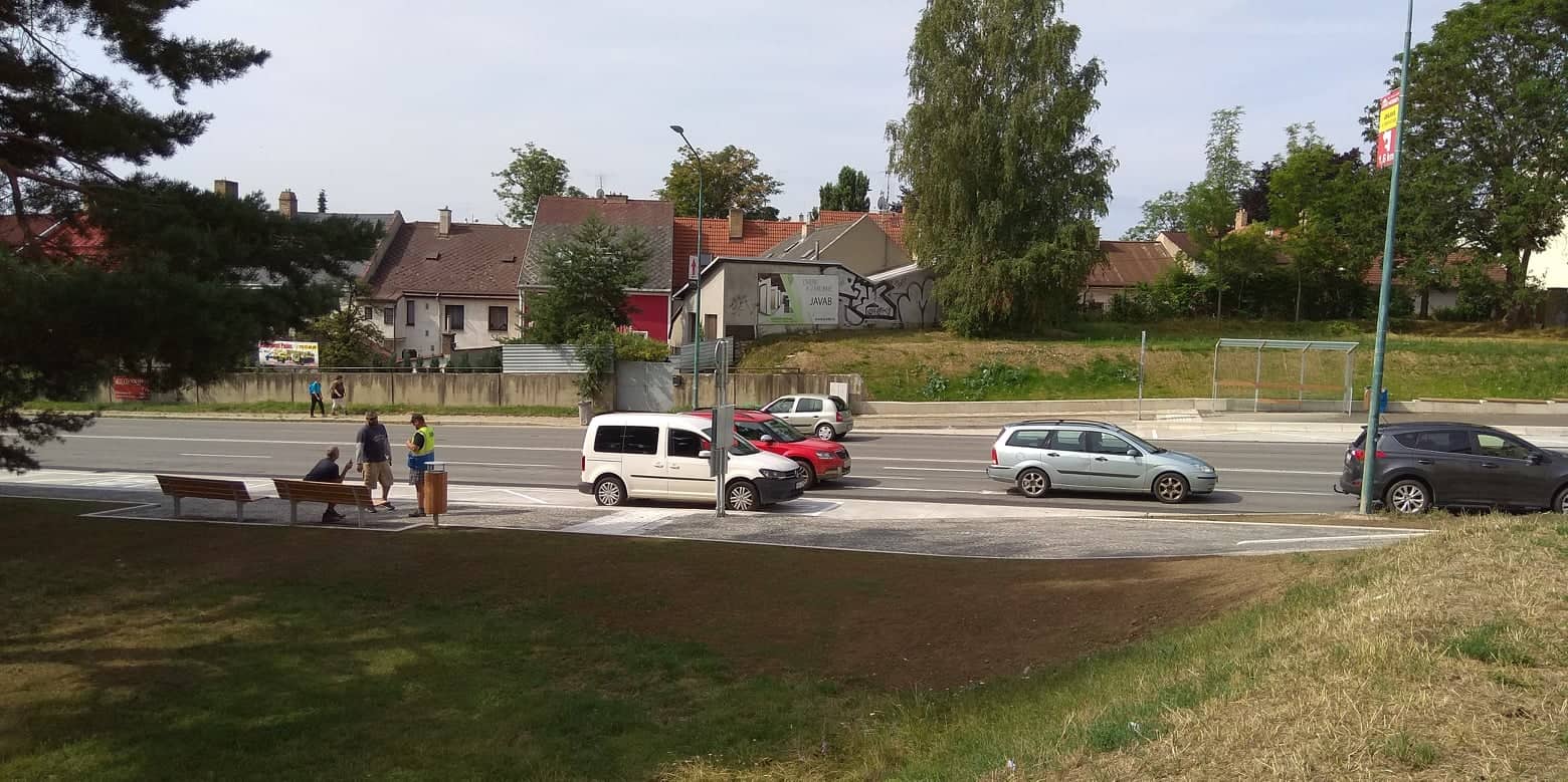 Nové zastávky na Hradební ulici