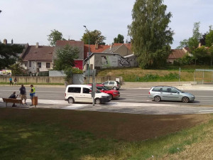 Nové zastávky na Hradební ulici 