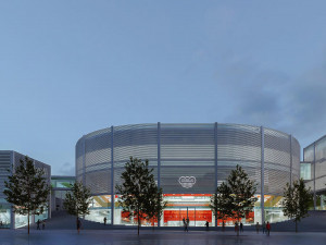 Vítězný návrh Horácké multifukční arény v Jihlavě