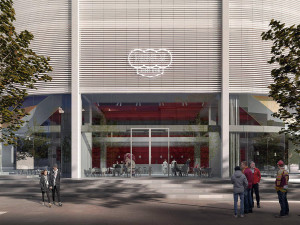 Vítězný návrh Horácké multifukční arény v Jihlavě