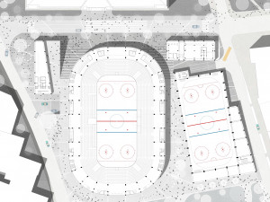 Vítězný návrh Horácké multifukční arény v Jihlavě