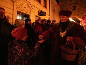 Jihlavou projel svatý Martin