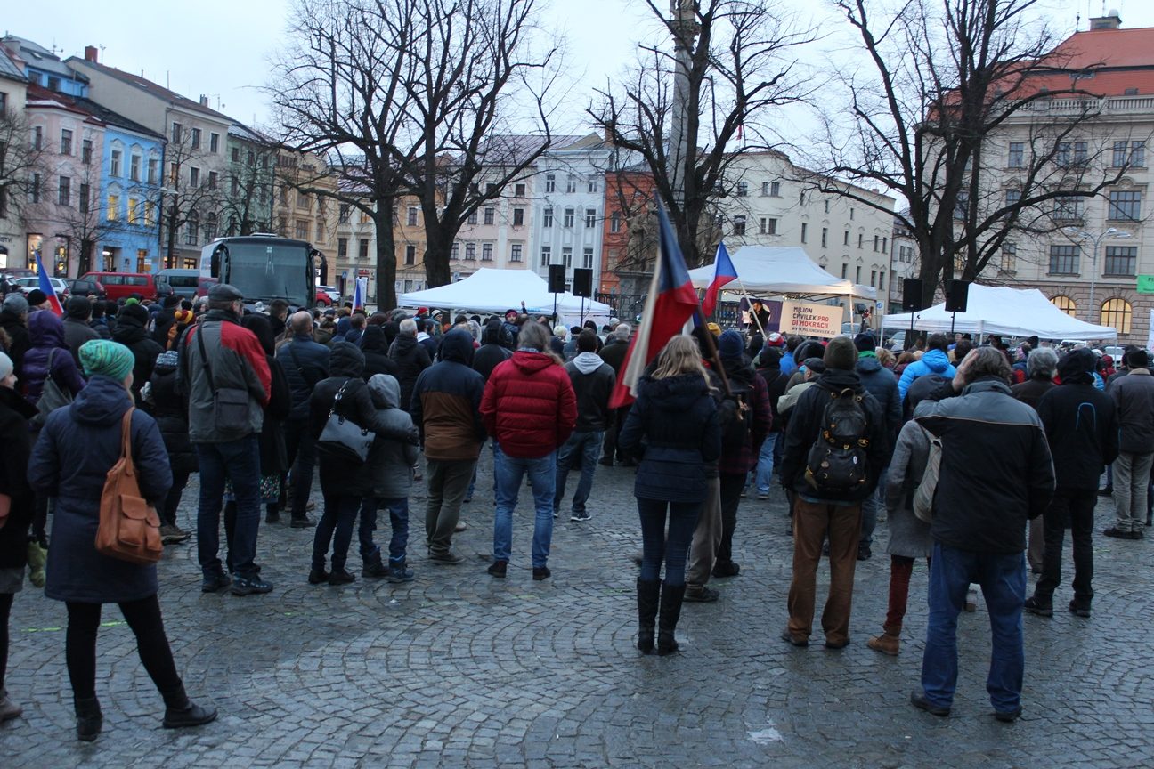 Štafeta pro demokracii v Jihlavě