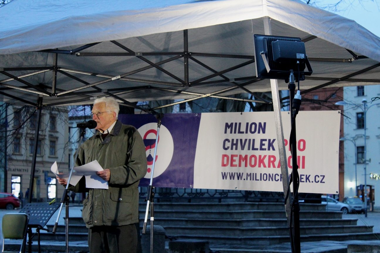 Štafeta pro demokracii v Jihlavě