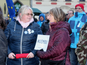 Štafeta pro demokracii v Jihlavě