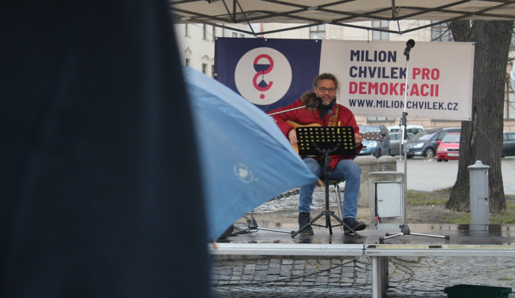 Štafeta pro demokracii v Jihlavě