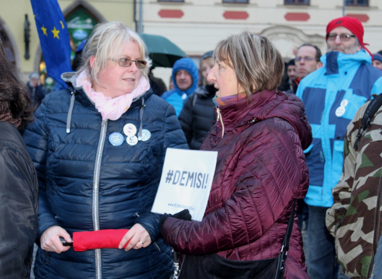 Štafeta pro demokracii v Jihlavě