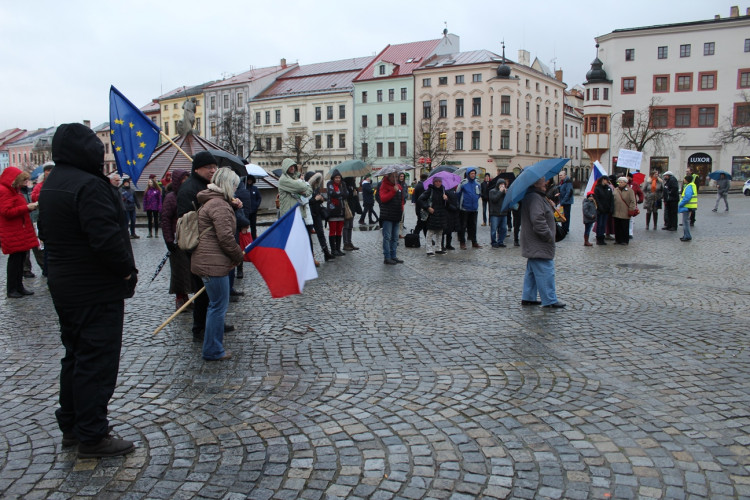Štafeta pro demokracii v Jihlavě