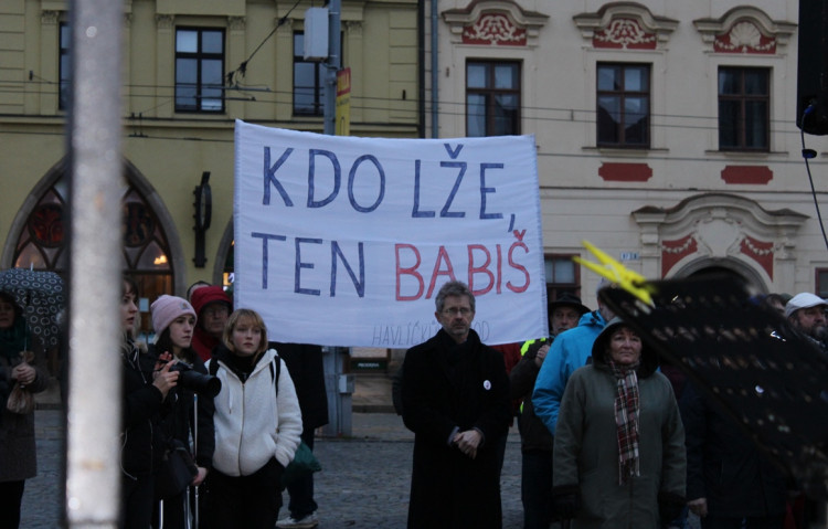 Štafeta pro demokracii v Jihlavě