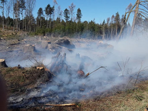 Požáry na Vysočině 6.4.2020