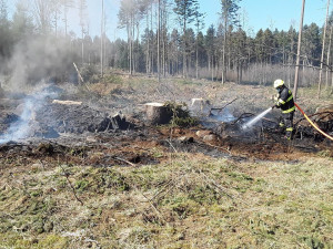 Požáry na Vysočině 6.4.2020