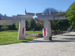 Lidé v Jihlavě vyjádřili podporu demonstrantů v Bělorusku