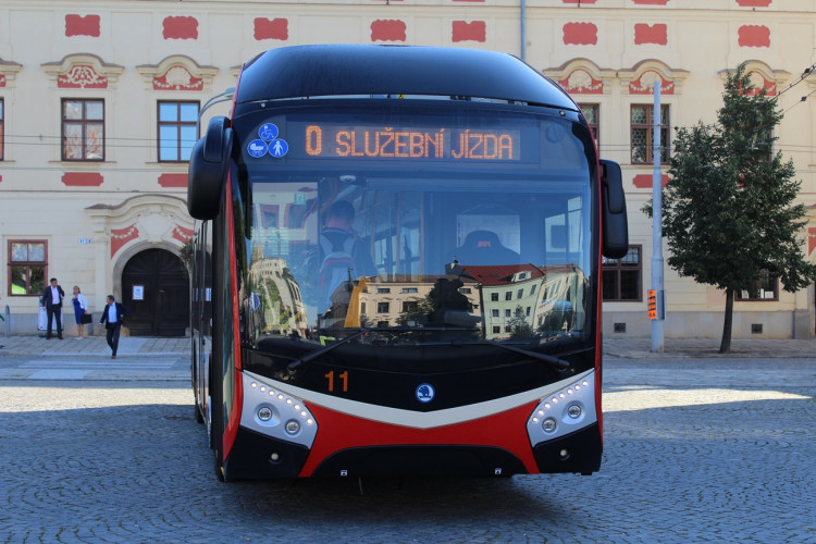 Nové parciální trolejbusy v Jihlavě