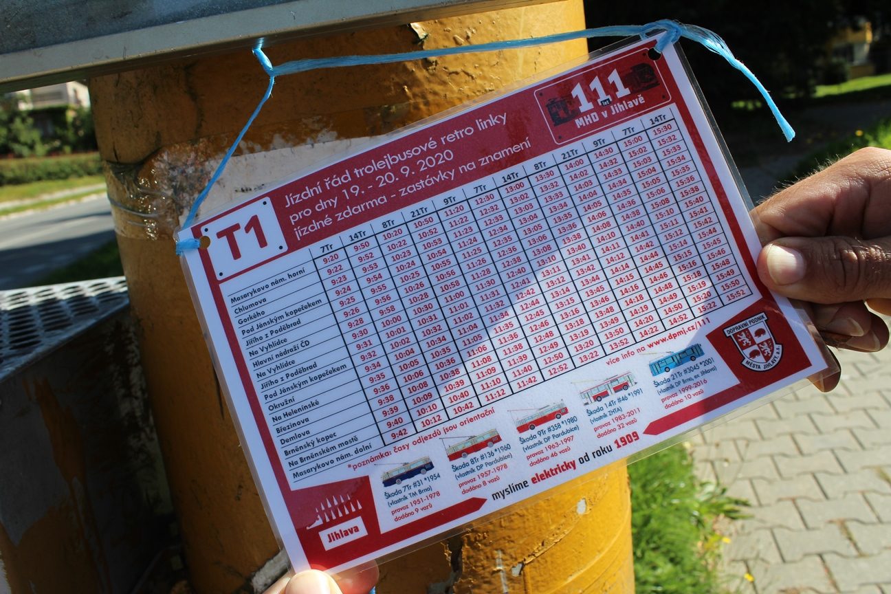 Oslavy 111 let MHD v Jihlavě