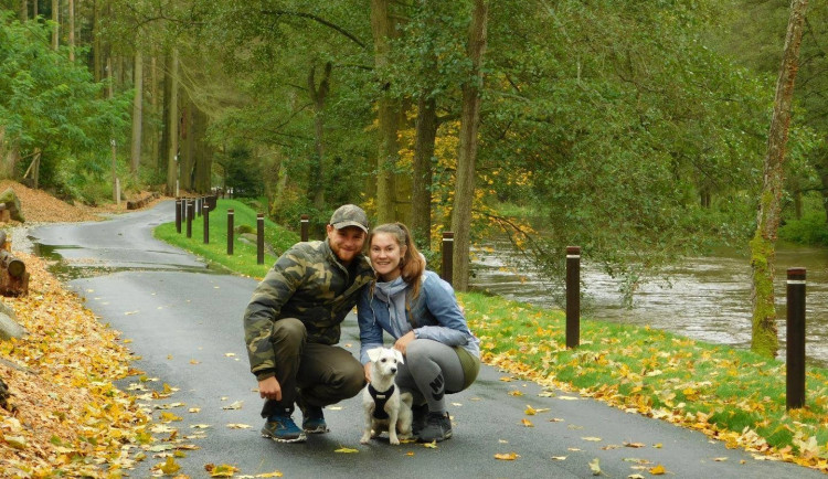 Jan Brož s partnerkou