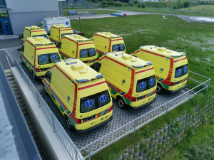 Krajští záchranáři mají osm nových sanitek
