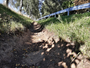 Opravy na silnici I/19, září 2021