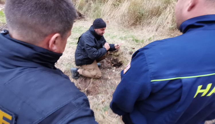 Likvidace válečné munice u Nového Města na Moravě