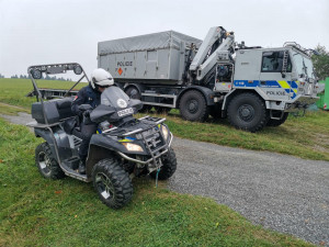 Likvidace válečné munice u Nového Města na Moravě