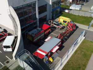 Ebola, taktické cvičení IZS Kraje Vysočina