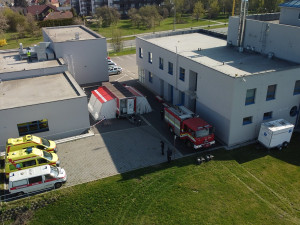 Ebola, taktické cvičení IZS Kraje Vysočina