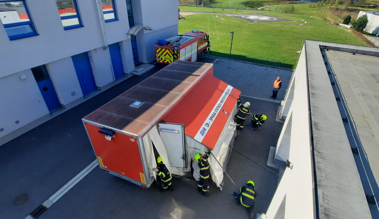 Ebola, taktické cvičení IZS Kraje Vysočina