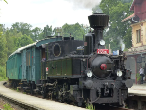 Parní vlak, foto České dráhy : 