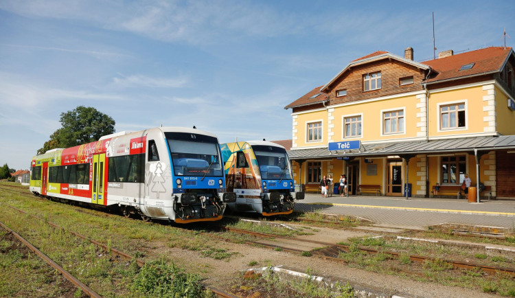 Nádraží Telč, foto: České dráhy 