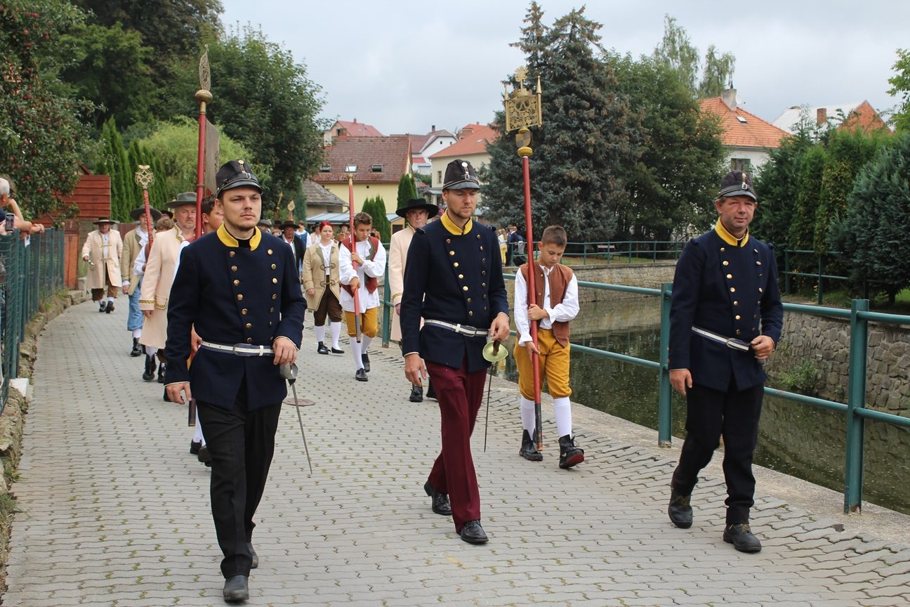Morový průvod v Brtnici, 28.8.2022