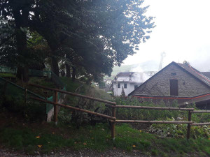 Požár penzionu v Daňkovicích