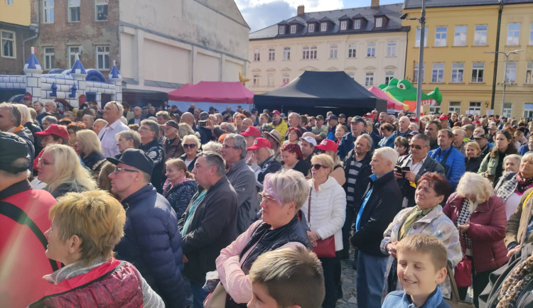 Volební mítink Jany Nagyové v Jihlavě