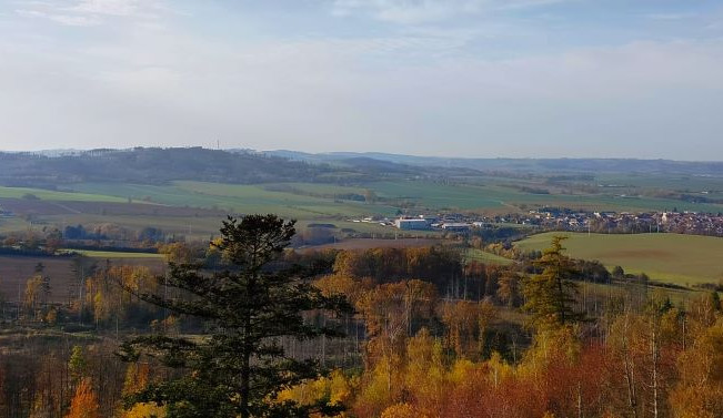 Rozhledna na Pekelném kopci za Třebíčí