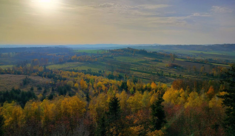 Rozhledna na Pekelném kopci za Třebíčí
