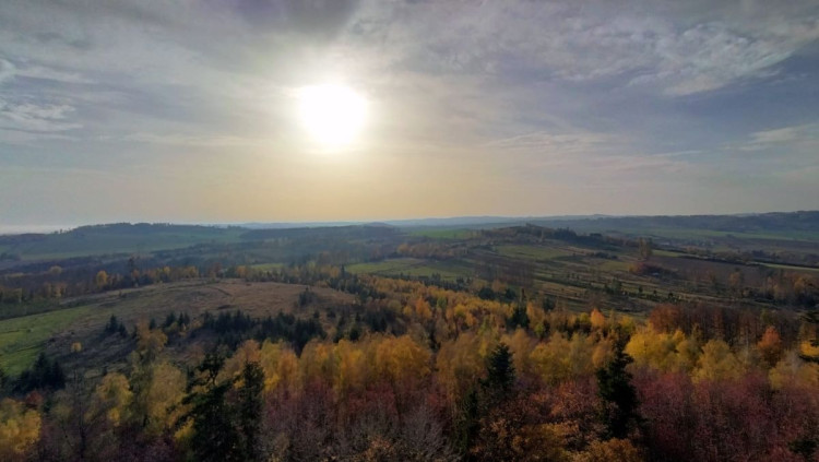 Rozhledna na Pekelném kopci za Třebíčí