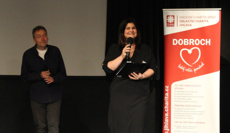 Moderátorka Hela Dvořáková a koordinátor Roman Mezlík 