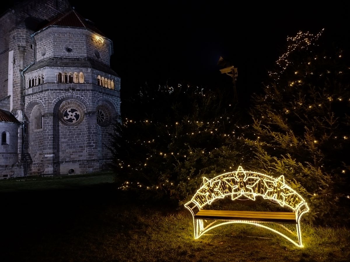 Vánoční výzdoba v Třebíči