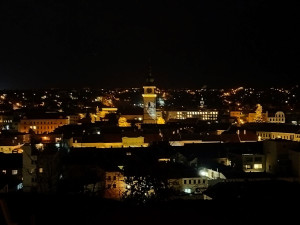 Vánoční výzdoba v Třebíči