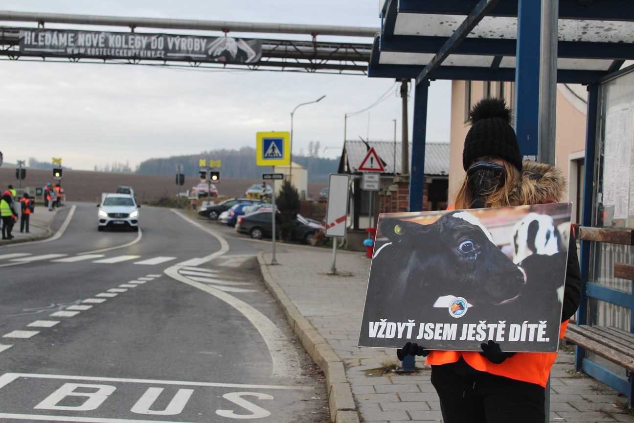 Pietní akt u jatek v Kostelci