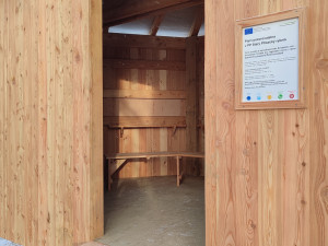 Nová ptačí pozorovatelna u Starého Příseckého rybníku