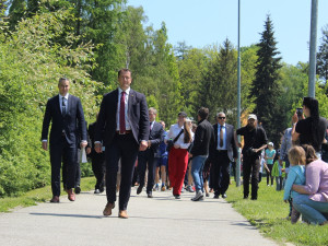 Prezident Pavel, sportovní odpoledne na Českém mlýně