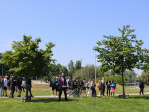 Prezident Pavel, sportovní odpoledne na Českém mlýně