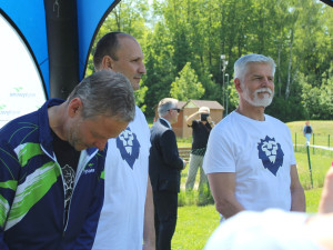 Prezident Pavel, sportovní odpoledne na Českém mlýně