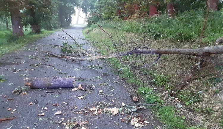 Bouřky na Vysočině, 21.června 2023