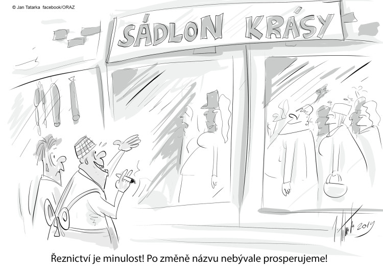 ORAŽENÉ OBRÁZKY: Říjnová dávka vtipů od kreslíře Jana Tatarky