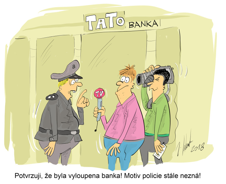 ORAŽENÉ OBRÁZKY: Říjnová dávka vtipů od kreslíře Jana Tatarky